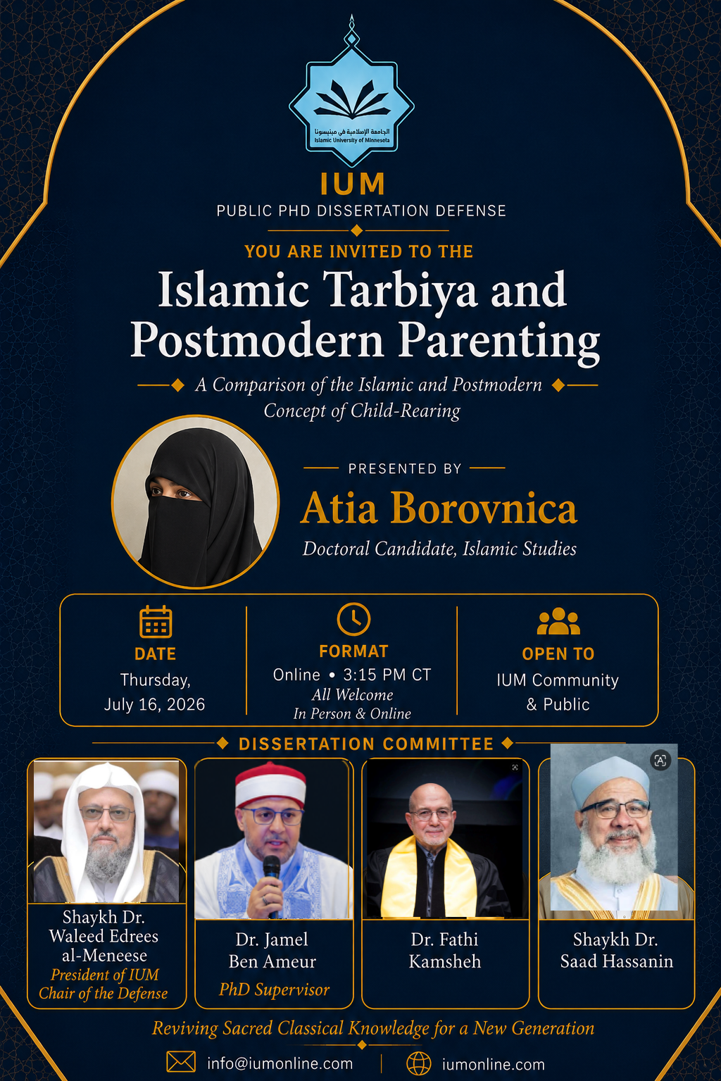Atia Borovnica — PhD Dissertation Defense
